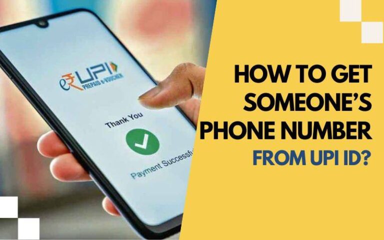 can i find mobile number through upi id