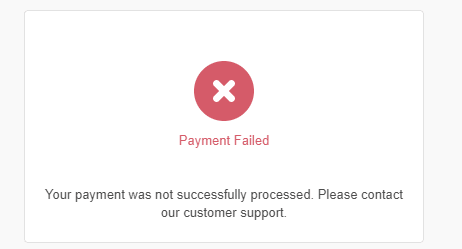 UPI Transaction Failed